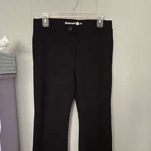 Betabrand Black Flare Leg Yoga Pant Dress Pants